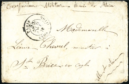 Stamp of France LE NEPTUNE retardé Texte de Paris 21.09.70 avec en