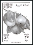 Stamp of Libya 1968 Fruits imperf. progressive proofs on two page