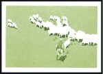 Stamp of Libya 1963 Freedom From Hunger imperf. progressive proof