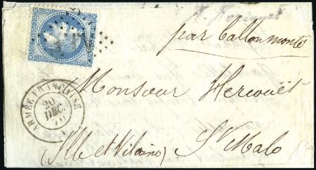 Stamp of France LE LAVOISIER Rare losange AFF sur 20c Lauré sur ba