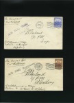Stamp of Canada » Newfoundland 1921-33, Good lot of four covers, three 1921 incl.