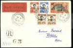 Stamp of Colonies françaises » Indochine 1929-33, Useful group of 6 diff. covers, all Mülle