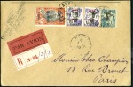 Stamp of Colonies françaises » Indochine 1929-33, Useful group of 6 diff. covers, all Mülle