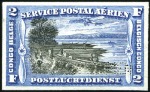 Stamp of Belgian Congo 1921 1F et 2F non-dentelés et perforés SPECIMEN, r