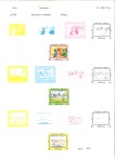 Stamp of Qatar 1992 Children's Paintings imperf. progressive proo