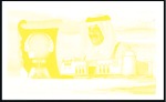 Stamp of Qatar 2000 Independence imperf. progressive proofs on a 