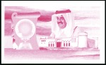 Stamp of Qatar 2000 Independence imperf. progressive proofs on a 