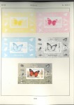 Stamp of Qatar 1998 Insects progressive proofs on 5 pages from th