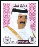 Stamp of Qatar 1996 Definitives progressive proofs on 3 pages fro