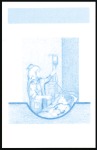 Stamp of Qatar 1995 Nursing Day progressive proofs on a part page