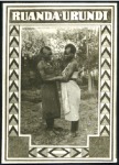 Stamp of Belgian Congo » Ruanda Urundi 1931 Scènes Indigènes, quatre épreuves photographi