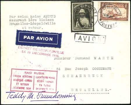 Stamp of Belgian Congo 1924-42, Lot de 13 lettres ou cartes, principaleme