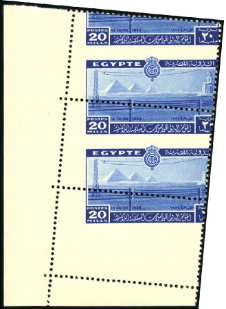 Stamp of Egypt » Commemoratives 1938 Telecommunications Congress set of 3 with obl