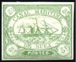 Stamp of Egypt » Suez-Canal Company 1868 Suez Canal Company 1c, 5c and 40c mint/unused