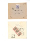 Stamp of Unknown 1919-1920 CENSORED COVERS: Group of 5 covers with