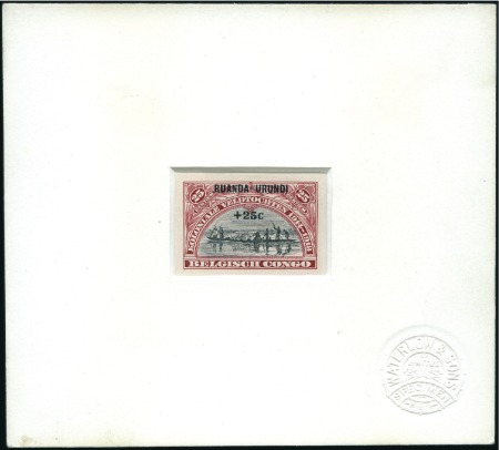 Stamp of Belgian Congo » Ruanda Urundi 1925 Campagnes Coloniales (texte en néerlandais), 