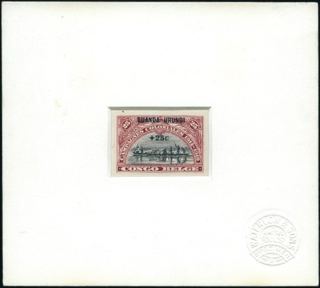 Stamp of Belgian Congo » Ruanda Urundi 1925 Campagnes Coloniales (texte en français), ess
