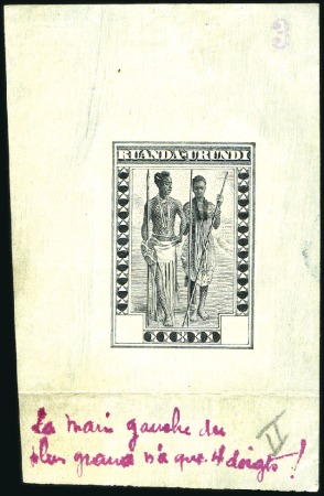 Stamp of Belgian Congo » Ruanda Urundi 1931 Scènes Indigènes, Animaux et Paysages, ensemb