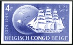 Stamp of Belgian Congo » General Issues from 1909 (June) 1949 75ème anniversaire du l'U.P.U, quatre épreuve