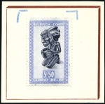 Stamp of Belgian Congo » General Issues from 1909 (June) 1947 Artisanat et Masques, 59 épreuves comprenant 