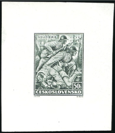 Stamp of Czechoslovakia » Czechoslovakia 1918-1939 1938 Anniversaries of WW I Battles: Single die pro