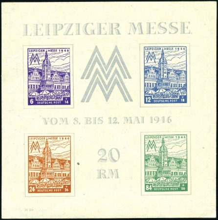Stamp of Russia » Soviet Union 1946 SOVIET OCCUPATION GERMANY West Sachsen: Minia