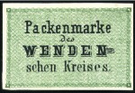 Stamp of Russia » Wenden 1863-1866  (4K) bluish green (2) mint hinge remain