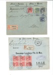 Stamp of Russia » Russia / Soviet Union Collections and Lots 1905-1906 REVOLUTION OF 1905: Group of six registe