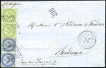 Stamp of Colonies françaises » Guadeloupe 1816-74, Groupe de 20 lettres (un devant), princip