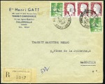 Stamp of Colonies françaises » Algérie 1962 Surcharges EA: un classeur avec 127 lettres e