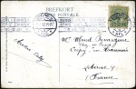 Stamp of Sweden Two Swedish postcards, one depicting the Olympic s