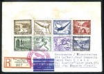 Stamp of Olympics A stunning assembly of Zeppelin mail with a vast a