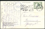 Stamp of Germany » German Empire » German Empire, 1933/45 Third Reich Special Olympic machine town cancels: Attractive c