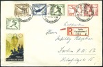 Stamp of Germany » German Empire » German Empire, 1933/45 Third Reich Olympic Bell cancel: Attractive and valuable assem