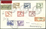 Stamp of Germany » German Empire » German Empire, 1933/45 Third Reich Olympic Bell cancel: Attractive and valuable assem