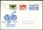 Stamp of Norway Added to 115323

1952 Oslo. Two FDCs, one with s