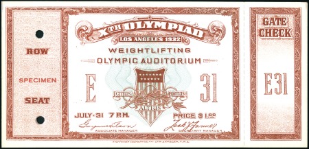 Stamp of United States Combined with 115326

Tickets: Weightlifting in 