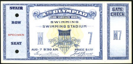 Stamp of United States Combined with 115326

Tickets: Swimming in the S