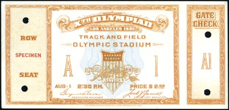 Stamp of United States Combined with 115326

Tickets: Track and Field i