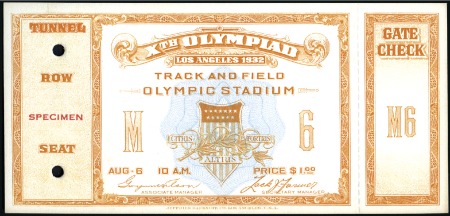 Stamp of United States Combined with 115326

Tickets: Track and Field i