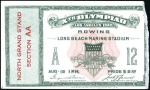 Stamp of Olympics » 1932 Los Angeles Tickets: Selection of six unused & used tickets fr