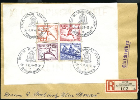 Stamp of Germany » German Empire » German Empire, 1933/45 Third Reich Added to 115398
Set of two miniature sheets cance
