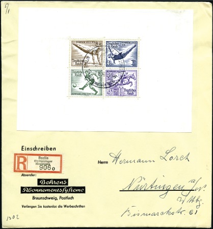 Stamp of Olympics Specialised collection / accumulation of mint sets