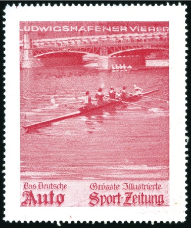 Stamp of Sweden VIGNETTES: "Grösste Illustrierte Sport-Zeitung" vi