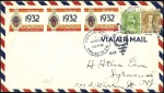 Stamp of United States Group of 5 covers/cards incl. cover with tied stri