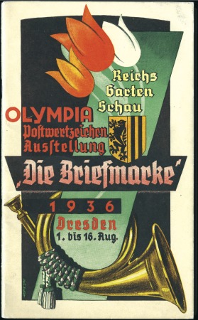 Stamp of Germany » German Empire » German Empire, 1933/45 Third Reich Group of 8 items incl. Opening Ceremony programme,