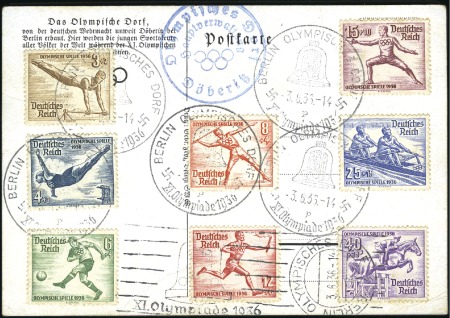 Stamp of Germany » German Empire » German Empire, 1933/45 Third Reich Group of 28 covers/cards incl. 3 diff. Austria Oly