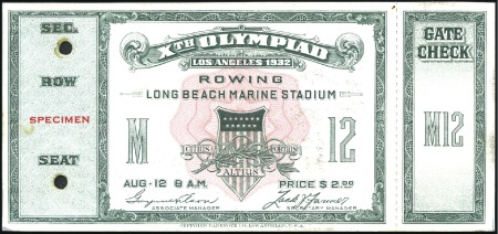 Stamp of United States Combined with 115326

Tickets: Rowing at the Lon