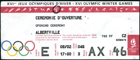 Stamp of France Tickets: Attractive assembly of 17 tickets for an 