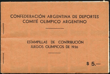 Stamp of Argentina Argentina booklet with 50 examples of the 10c Tax 